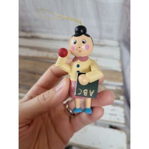 Wooden teacher ornament Xmas holiday tree